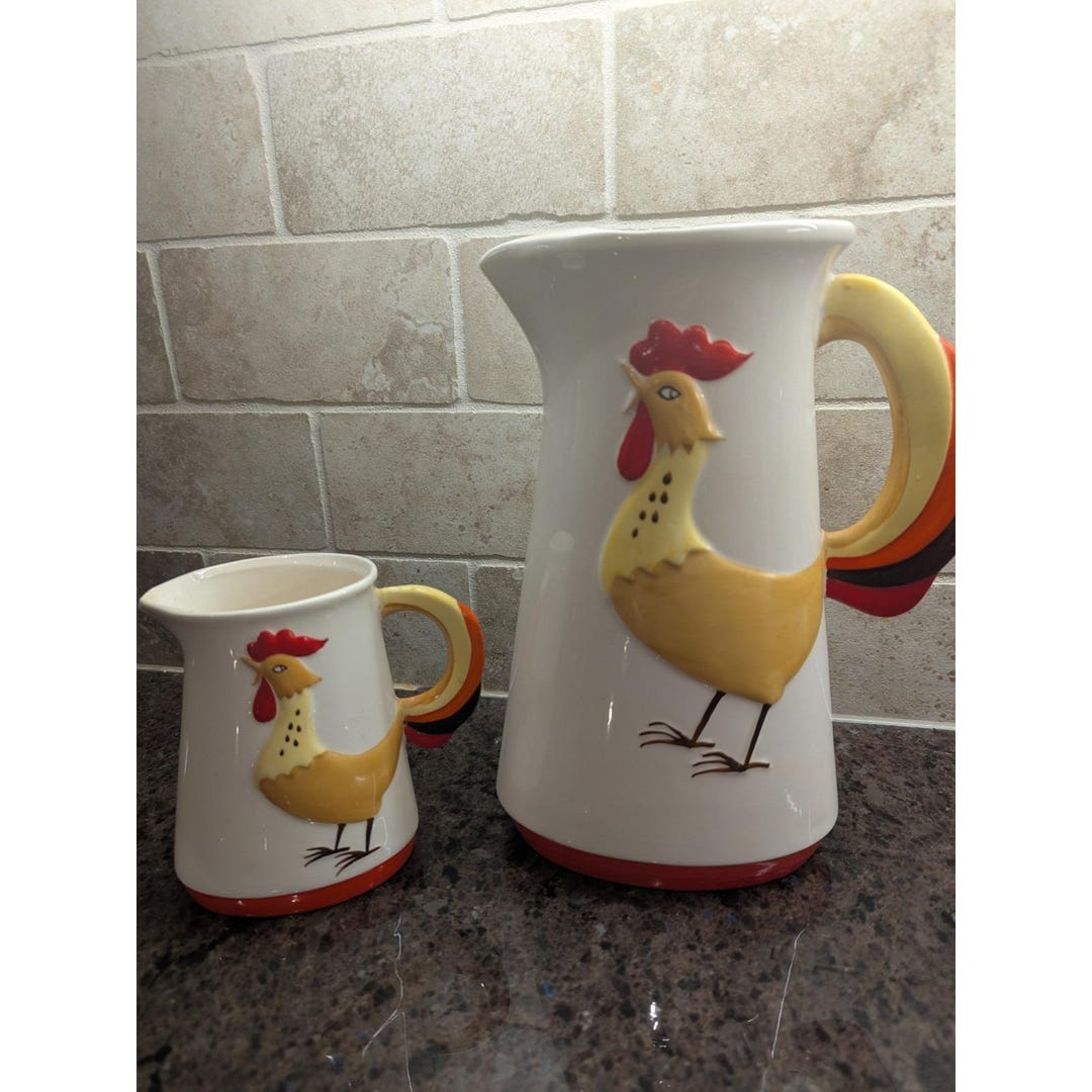 Vintage 1964 Holt Howard Rooster Coq Rouge 9