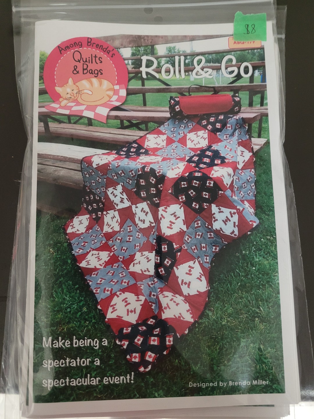 Roll & Go Quilt Pattern, Easy Quilt Pattern, Quick Quilt Pattern