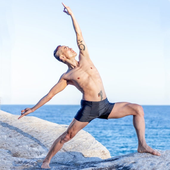 Yogalicious Men's Shorts Activewear, Yoga, Swimming, Fitness 