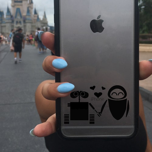 Large Wall E and Eve Sticker Etsy