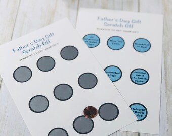 Father's Day Scratch Off Cards, Mother's Day Scratch Off Cards, Mother's Day, Father's Day, Scratch Off Cards, Gifts, Mom, Dad, Love