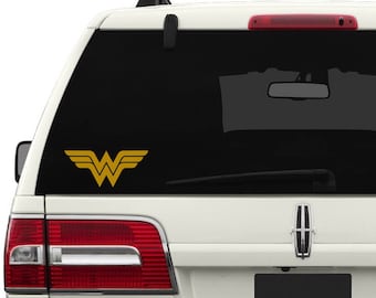 Wonder Woman Vinyl Decal, Wonder Woman Sticker, Wonder Woman Decal, Justice League Decal Sticker, Justice League, Car Decal, Wonder Woman