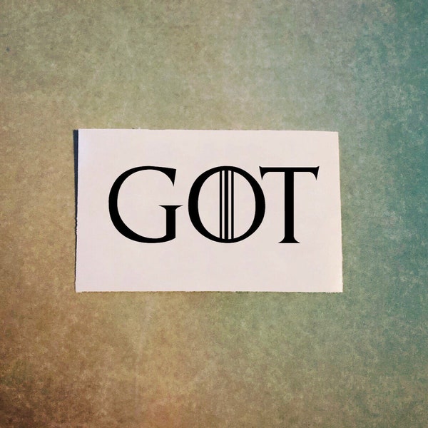 GOT, Game of Thrones Decal, Game of Thrones Sticker, Jon Snow, Game of Thrones Vinyl Decals, Game of Thrones, Arya Stark