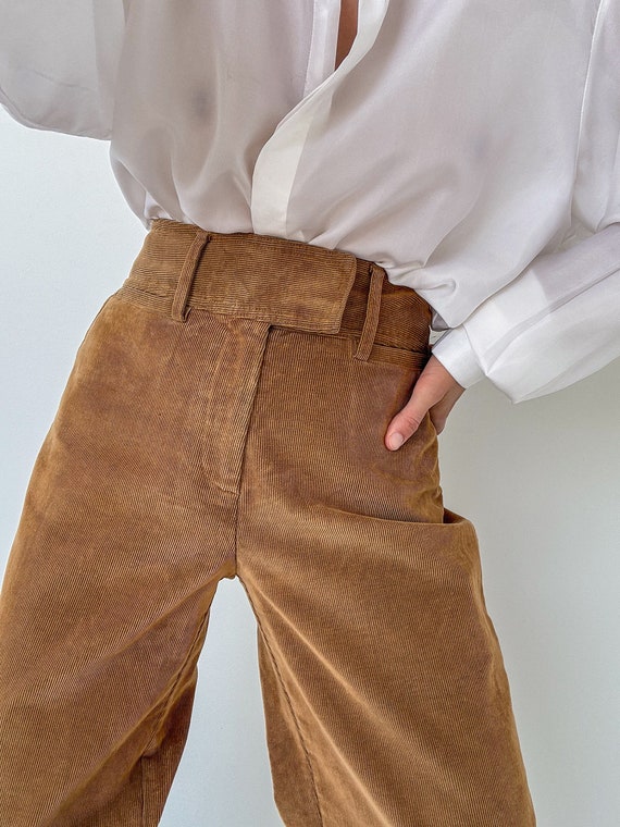 Vintage Arachide Corduroy High Waisted Trousers - image 3