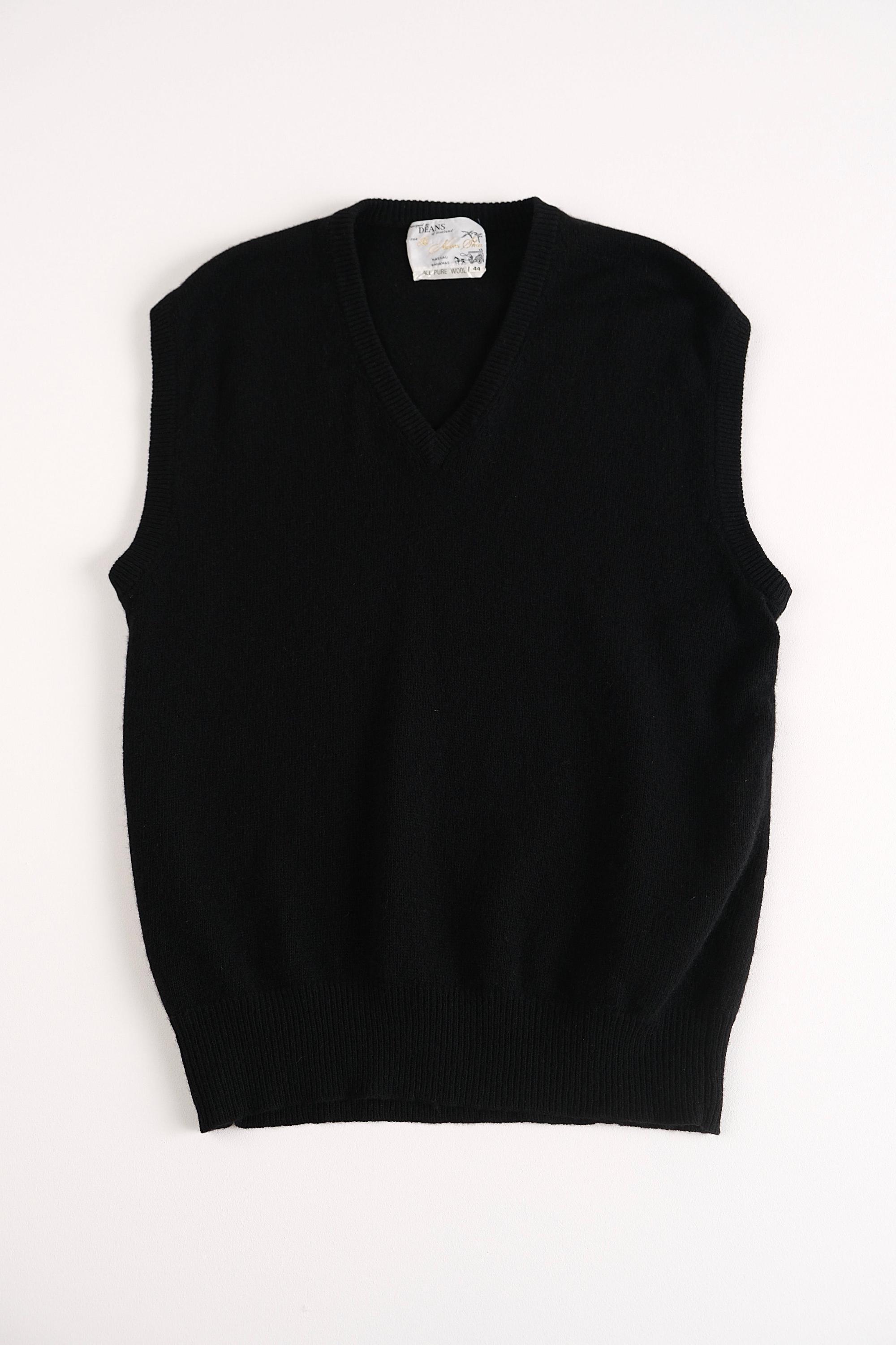 Vintage Black V Neck Sweater - Etsy