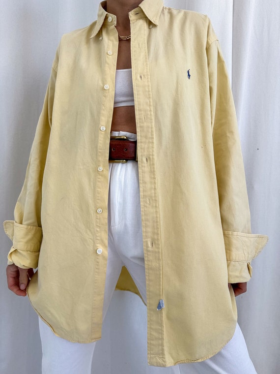 Vintage Unisex Jonquille Ralph Lauren Cotton Long… - image 3