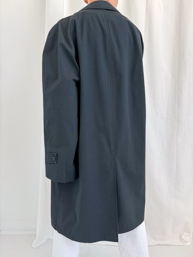 Vintage unisex Ancre auto trenchcoat afbeelding 5