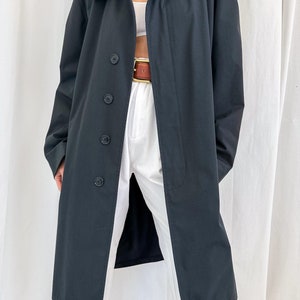 Vintage unisex Ancre auto trenchcoat afbeelding 2