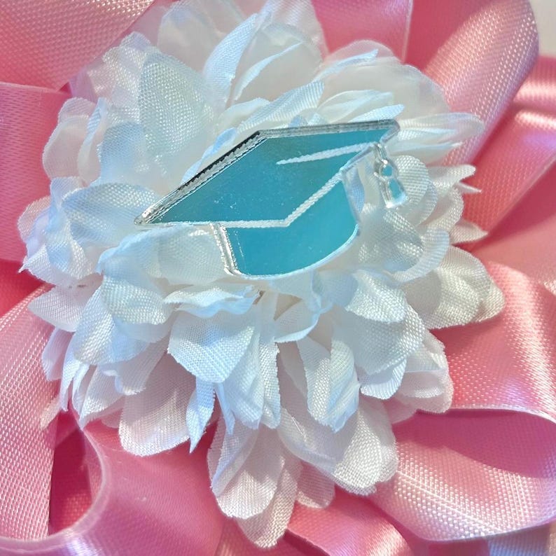 Mini Mirror Acrylic Graduation Cap Trinkets - 10 Pieces - Etsy