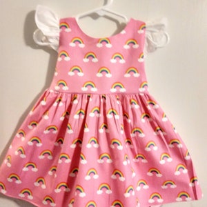 Rainbow dress, rainbow baby dress, rainbow dress girls, toddler rainbow dress, girls rainbow dress, rainbow baby dress,toddler dress rainbow