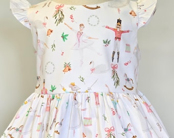 Nutcracker dress girls,nutcracker ballet dress for girls,baby 1st Christmas dress, gift for baby,4t nutcracker dress,girls nutcracker dress