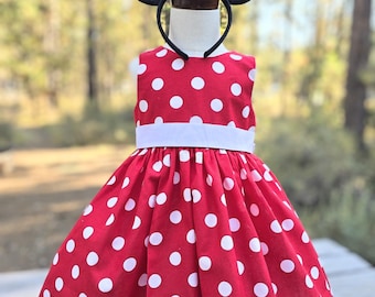 open lace back dress Ty Sparkle Minnie Mouse