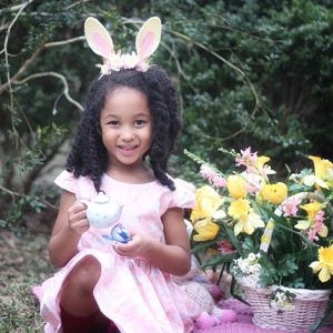 Easter dress, girls Easter dress, Baby Easter dress, toddler dress Easter, Easter outfit, long sleeve easter dress, 1st easter dress