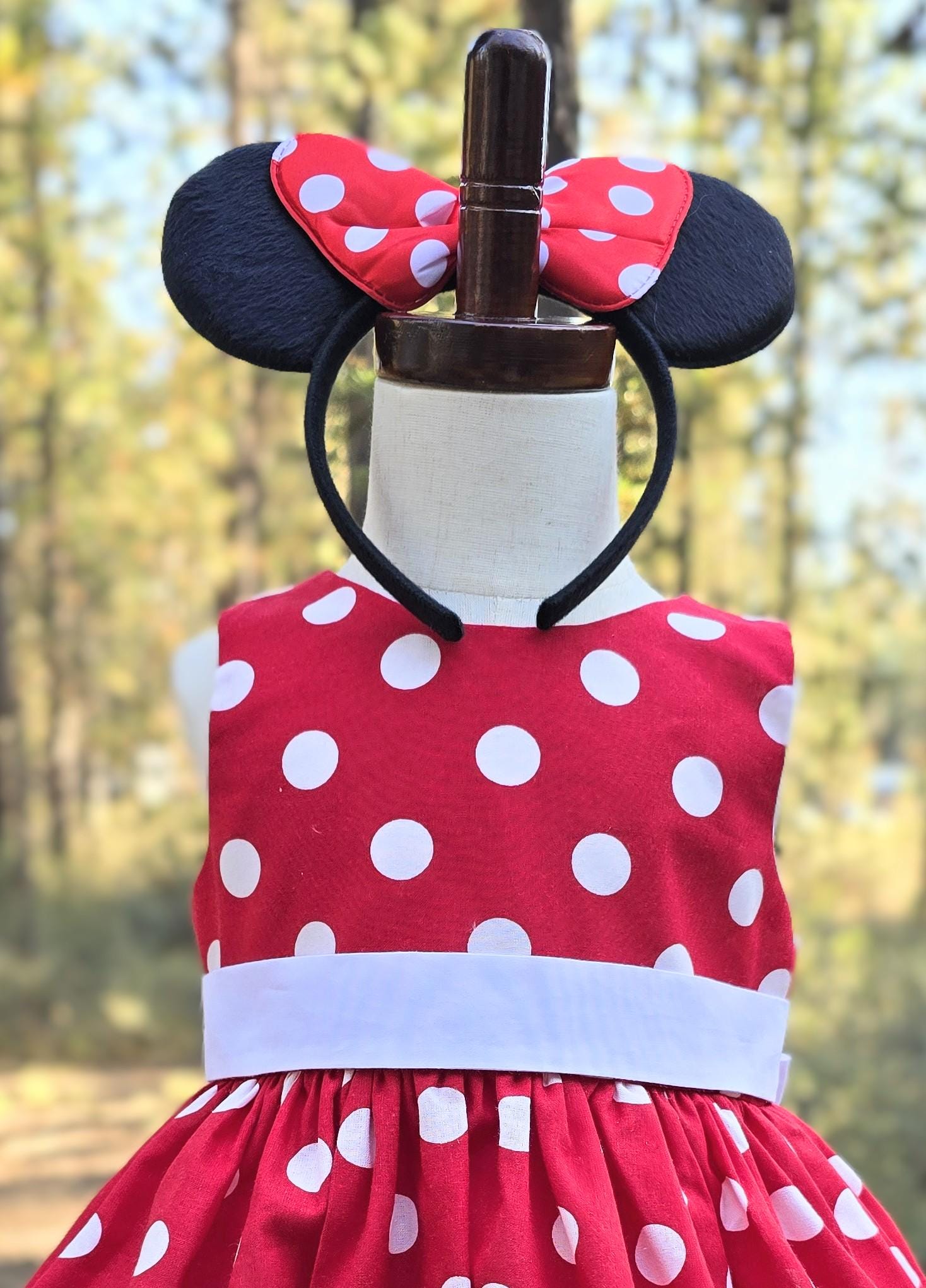 childrens red polka dot dress Red polka dots girls costume dress