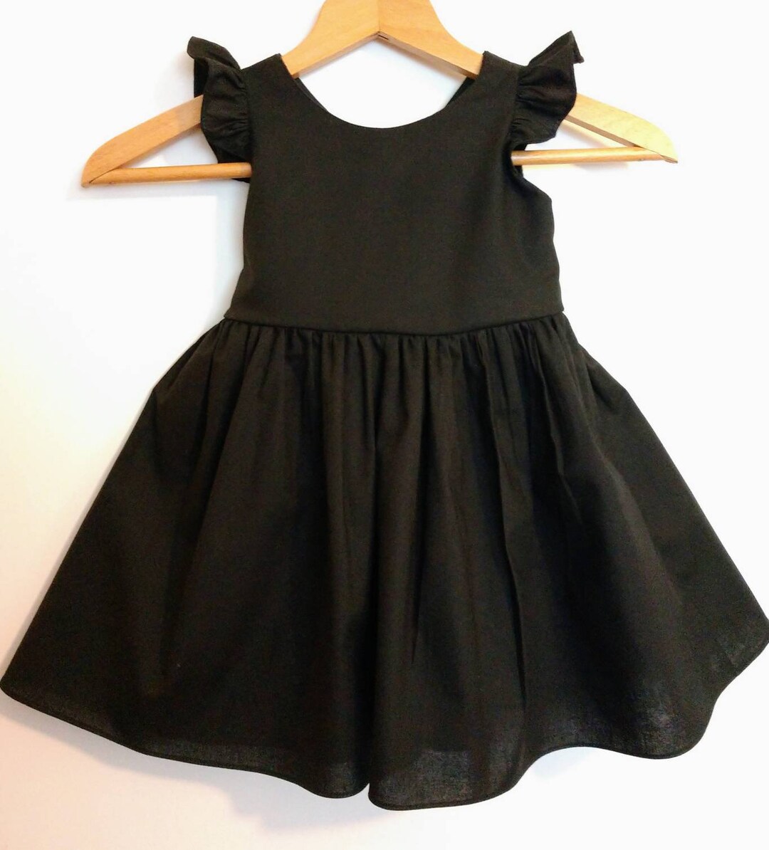 Black Dress, Simple Black Dress Toddler, Pageant Dress, Black Pageant ...