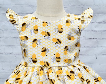 ワンピース Bibiy. HONEY BEE DRESS Baby Bee Dress, Fun to 'bee One' Dress,bumble Bee Dress
