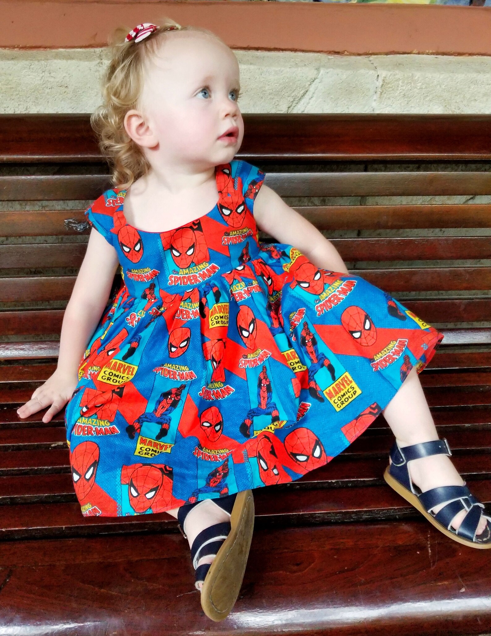Spiderman Toddler Dress Girly Superhero Dress Spiderman Girl Etsy UK