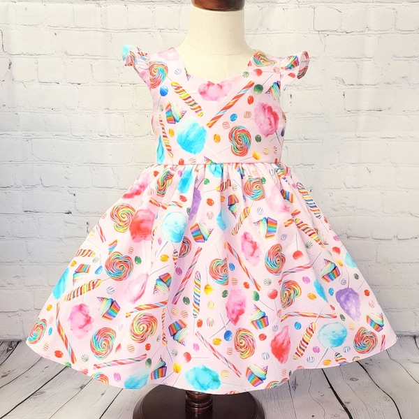 Two sweet birthday dress, Candy dress for girls, candy dress gift, girls candy dress, Candyland dress for girls, candy dress for baby