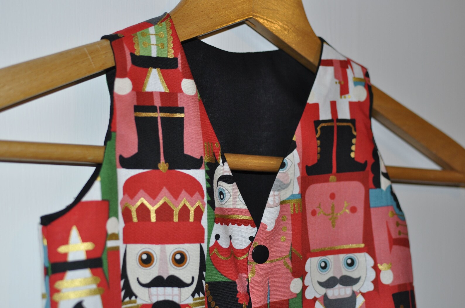 Nutcracker Vest Boys Christmas Vest Holiday Vest for Boys Etsy
