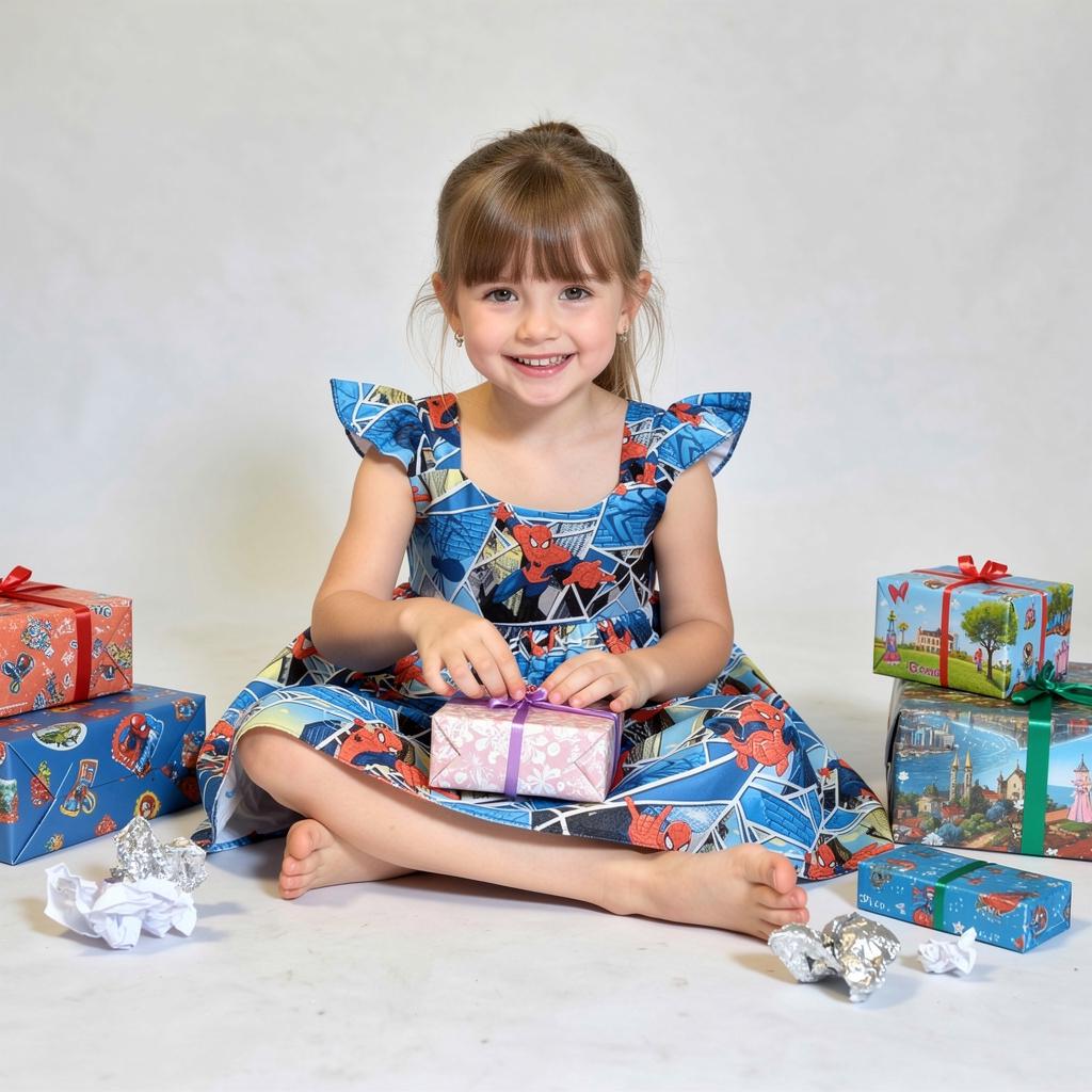 Girls' Spiderman Dress, Superhero Birthday Party Outfit - Etsy