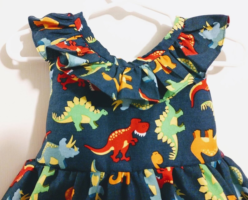 Dinosaur Dress Girly Dinosaur Dress Toddler Dress Pink Etsy