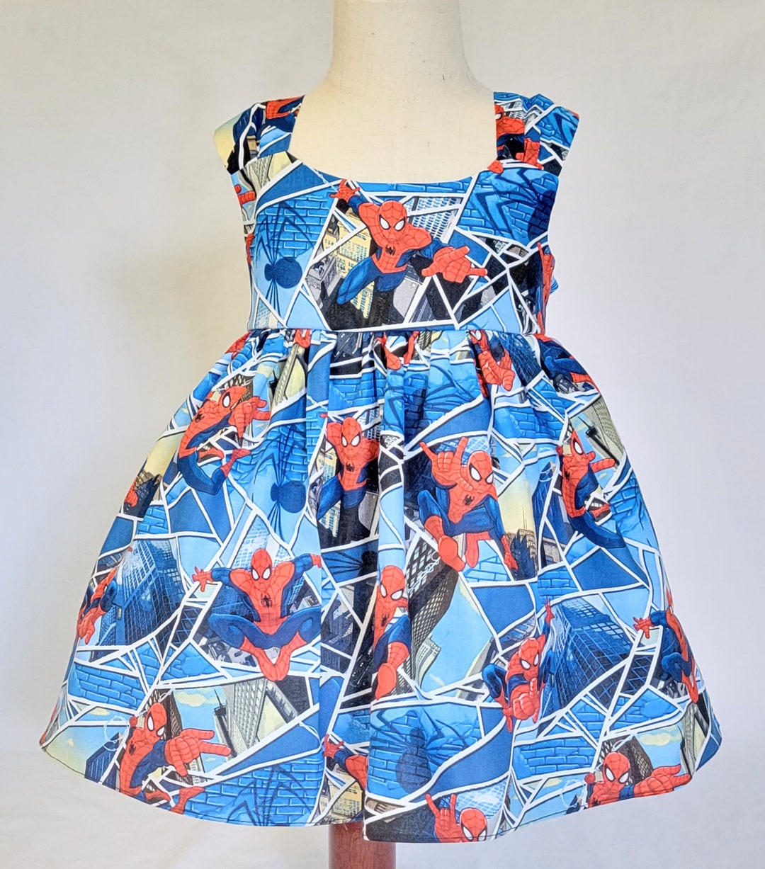 Spiderman Dress, Toddler Spiderman Dress, Baby Spiderman Dress ...