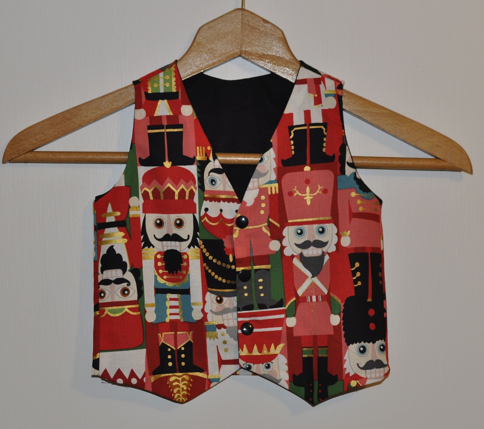 Nutcracker Vest Boys Christmas Vest Holiday Vest for Boys Etsy