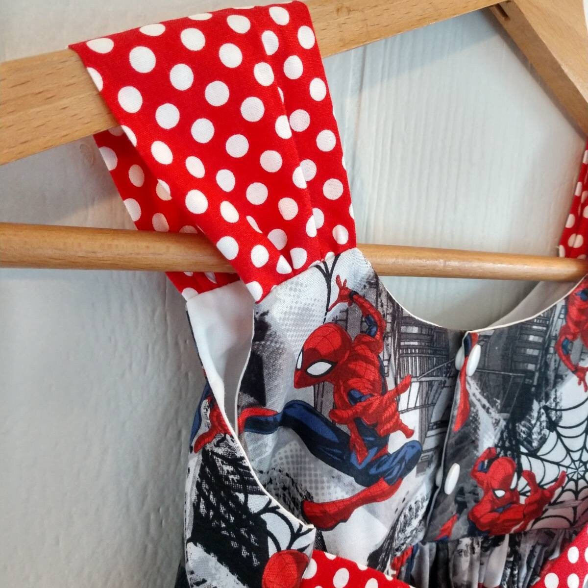 Spiderman Dress for Girls and Boys Toddler Dress Spiderman - Etsy