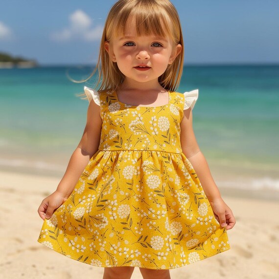 girls fall floral dress Baby Enchanted Autumnal Fall Dress main image 1