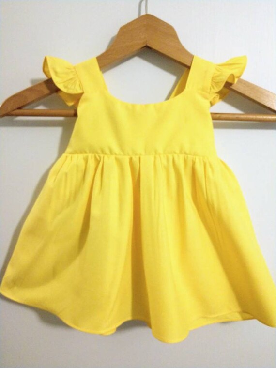 Baby yellow cheap clothes
