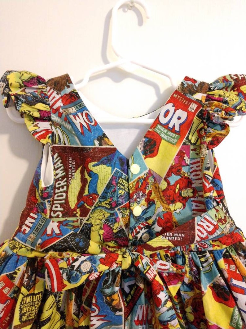 Spiderman dress girls marvel comic dress Spiderman dress ...