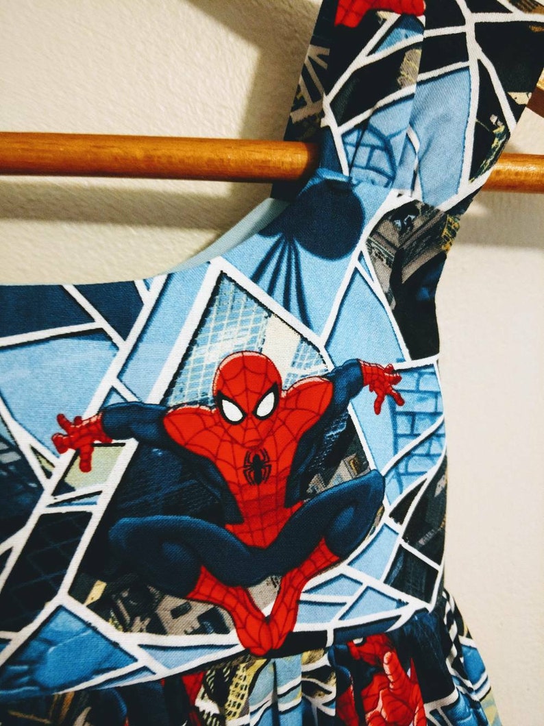 Spiderman Dress Toddler Spiderman Dress Baby Spiderman Etsy