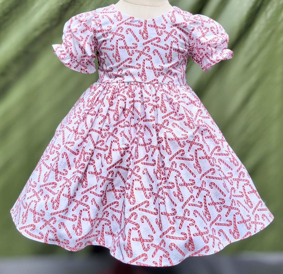 Candy Cane Dress for Toddlerholiday Candy Cane Dress for Etsy
