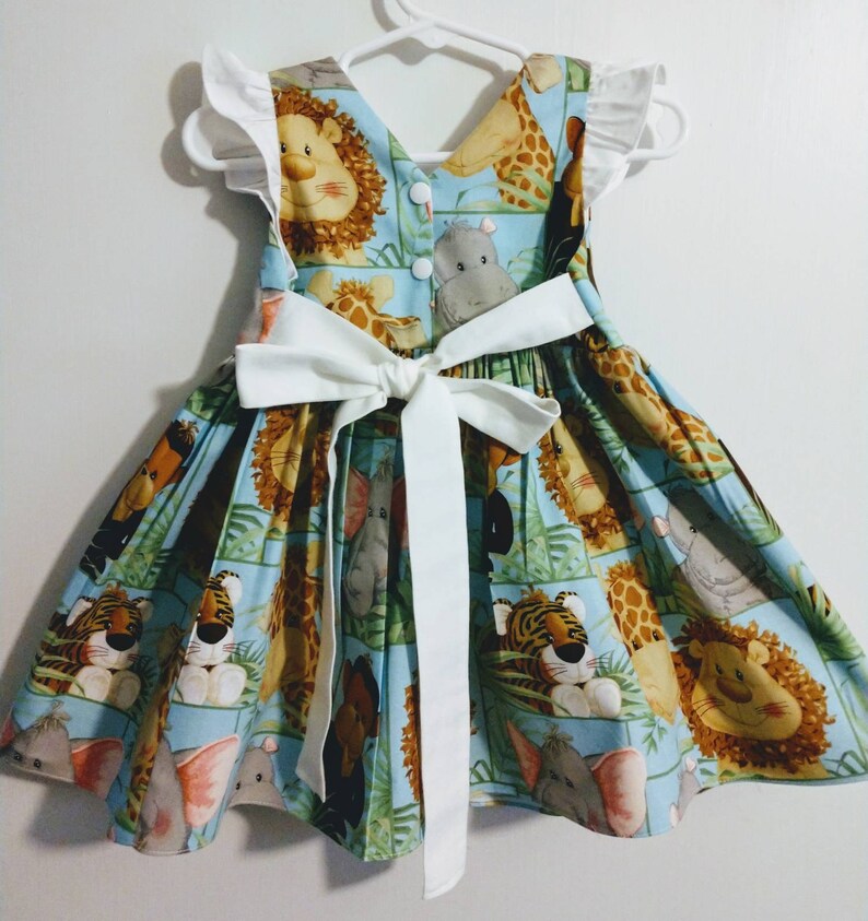 Safari Dress for Baby Safari Dress for Toddler Zoo Dress Etsy