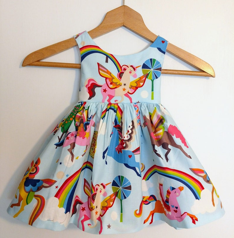 Unicorn Dress Unicorn Baby Dress Unicorn Toddler Dress Etsy UK
