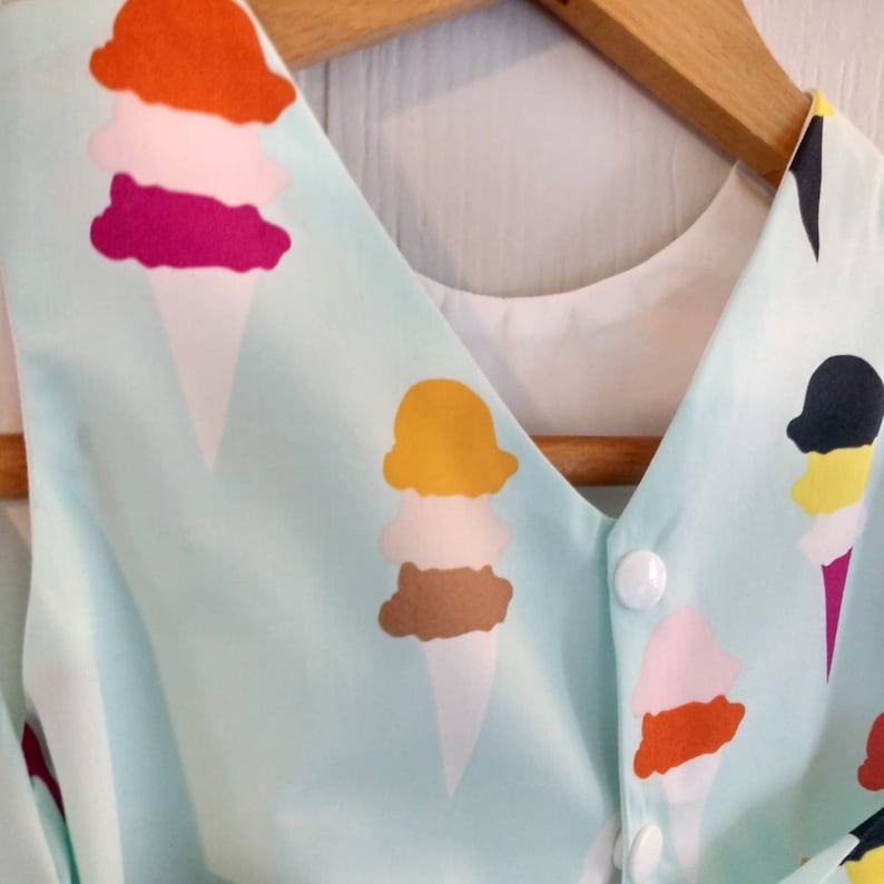 Ice Cream Dress Girls Ice Cream Dress Toddler Ice Cream Etsy