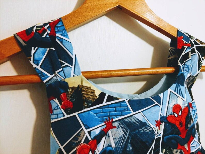 Spiderman Dress Toddler Spiderman Dress Baby Spiderman Etsy