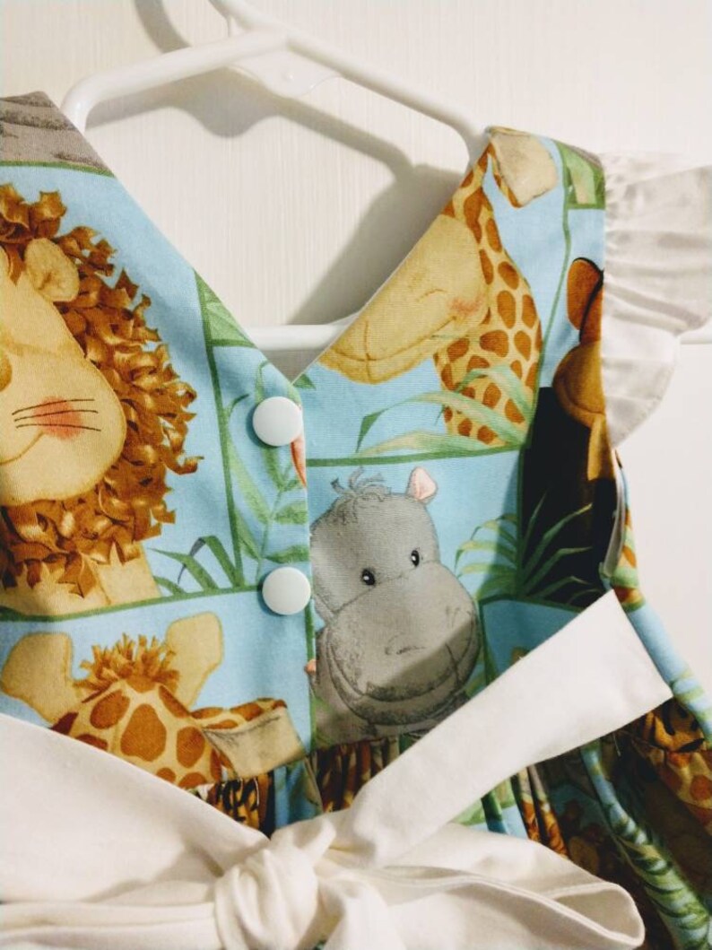 Safari Dress for Baby Safari Dress for Toddler Zoo Dress Etsy