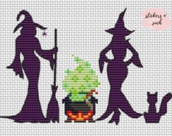 Halloween Cross Stitch Pattern PDF