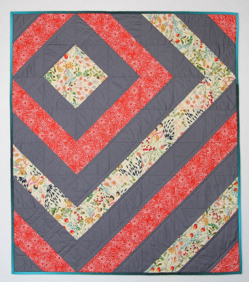 Custom Modern Quilt Modern Baby Quilt Stroller Blanket Etsy Singapore