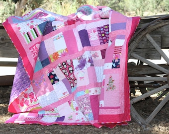 Custom T-Shirt Memory Quilt: Keepsake Gift, Made to Order