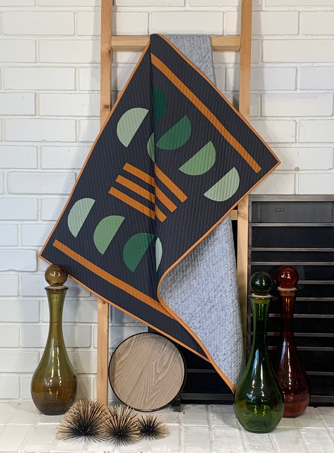 Modern Baby Quilt, Baby Quilt, Stroller Blanket, Modern Nursery Decor, Wall Hanging, Modern