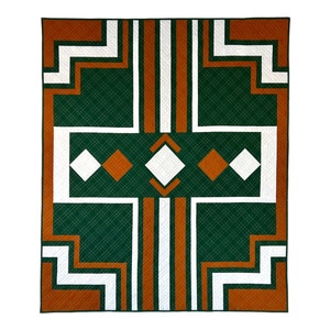 LA Deco Quilt Pattern, Modern Quilt Pattern, Digital Quilt Pattern, Crib Quilt, Throw Quilt, Wall Hanging, Baby Quilt, PDF Pattern, Art Deco