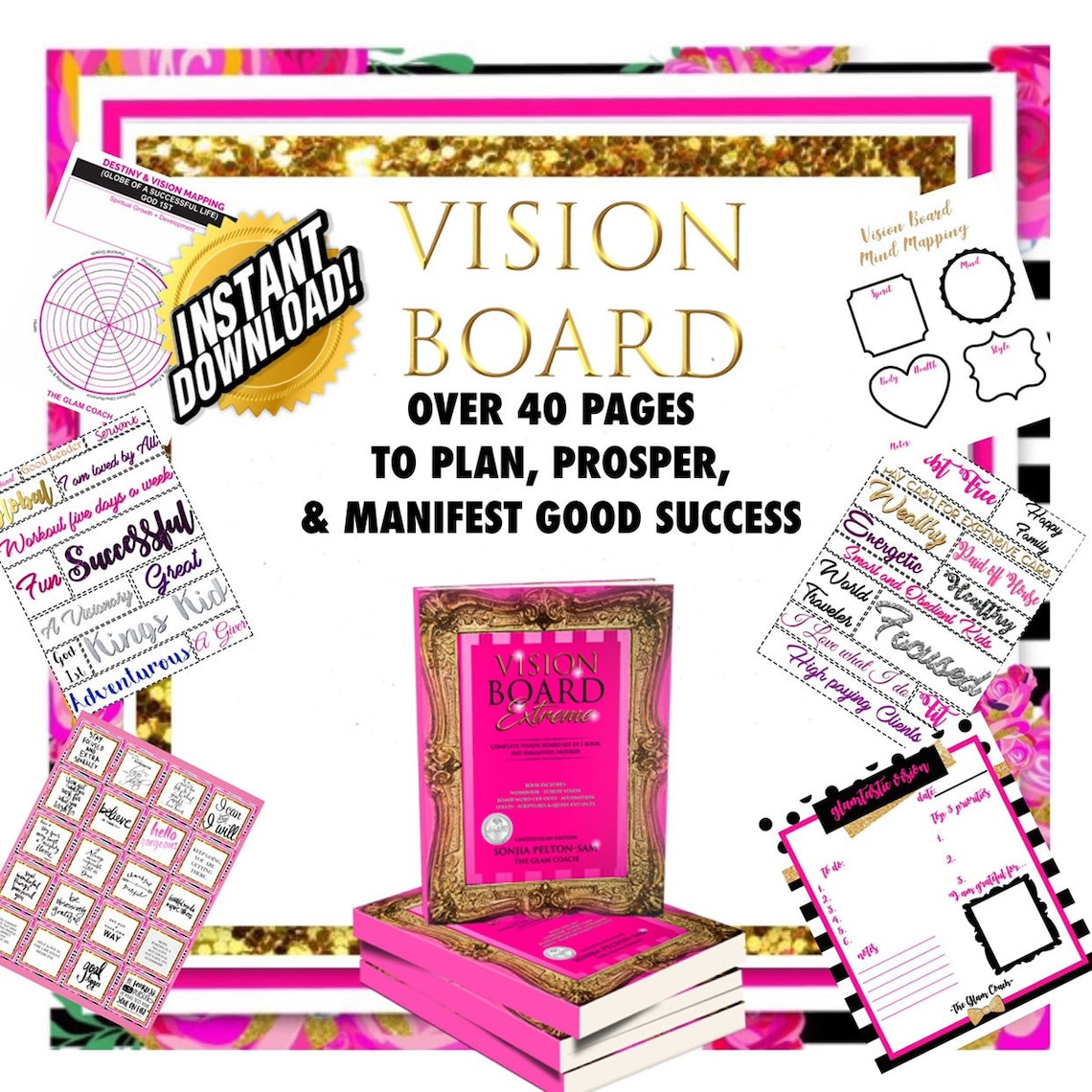 FULL SET Best Selling Complete Vision board Kit Etsy