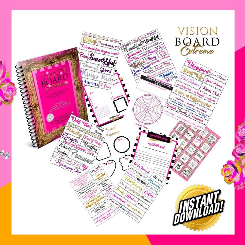 FULL SET Best Selling Complete Vision board Kit Etsy