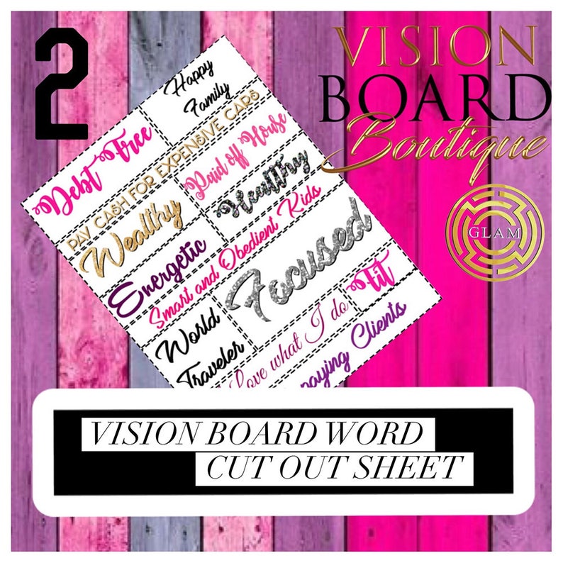 debt-free-focused-vision-board-worksheet-4-glam-etsy