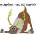Sven Frozen Applique Design - 3 sizes Instant Download