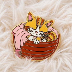 Kordel Pin mit süßer Katze