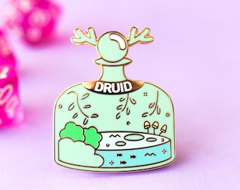 Druid Dungeons and Dragons Pin or 8 pin Pack