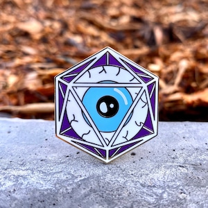 Eye Dice Dnd pin.